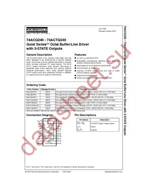 74ACQ240SCX datasheet  